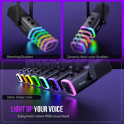 ميكروفون ديناميكي FIFINE AmpliGame AM8 USB/XLR - أسود