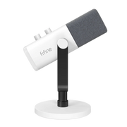 ميكروفون ديناميكي FIFINE AmpliGame AM8 USB/XLR - أبيض