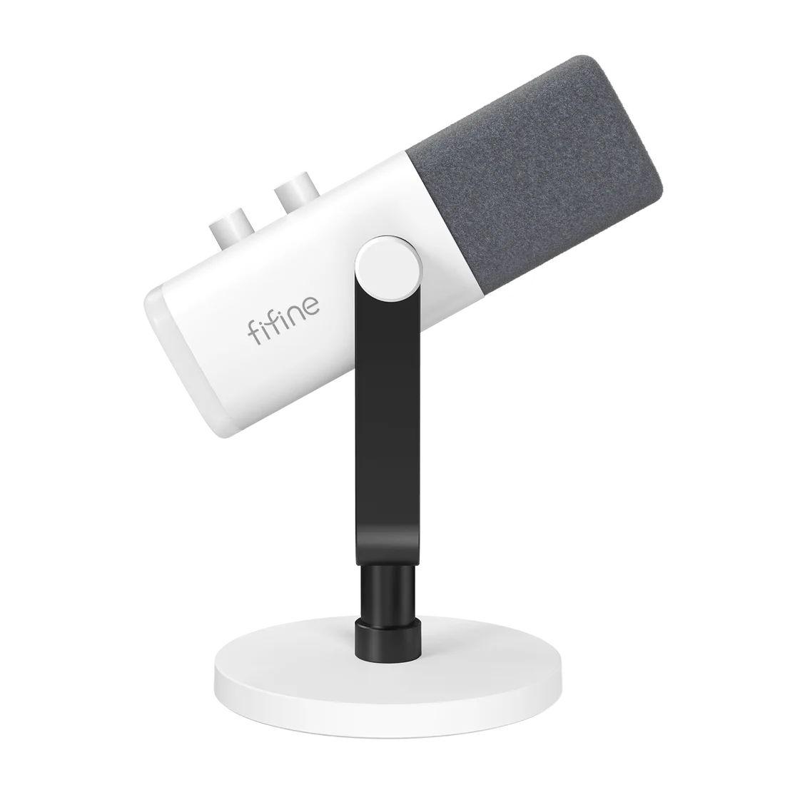 ميكروفون ديناميكي FIFINE AmpliGame AM8 USB/XLR - أبيض