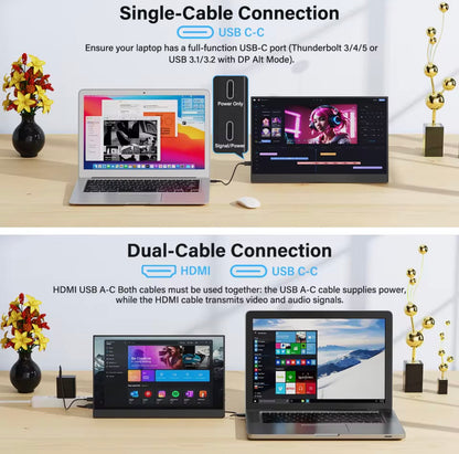 Amoudo 15.6 Inch Portable Monitor