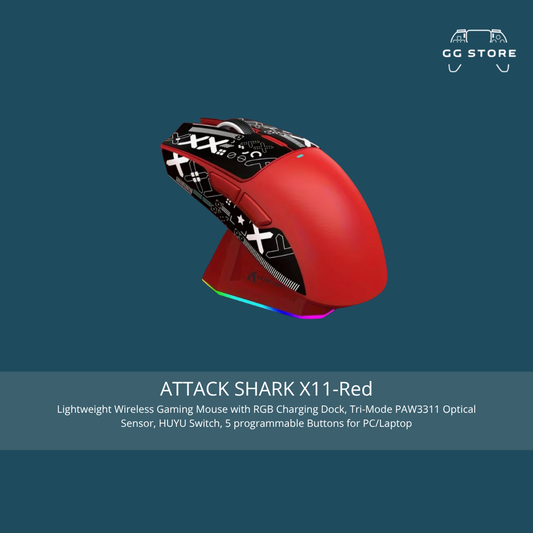 Attack Shark X11-Red