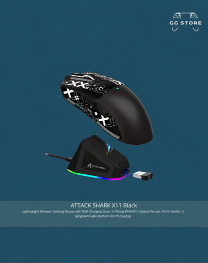ATTACK SHARK X11-Black