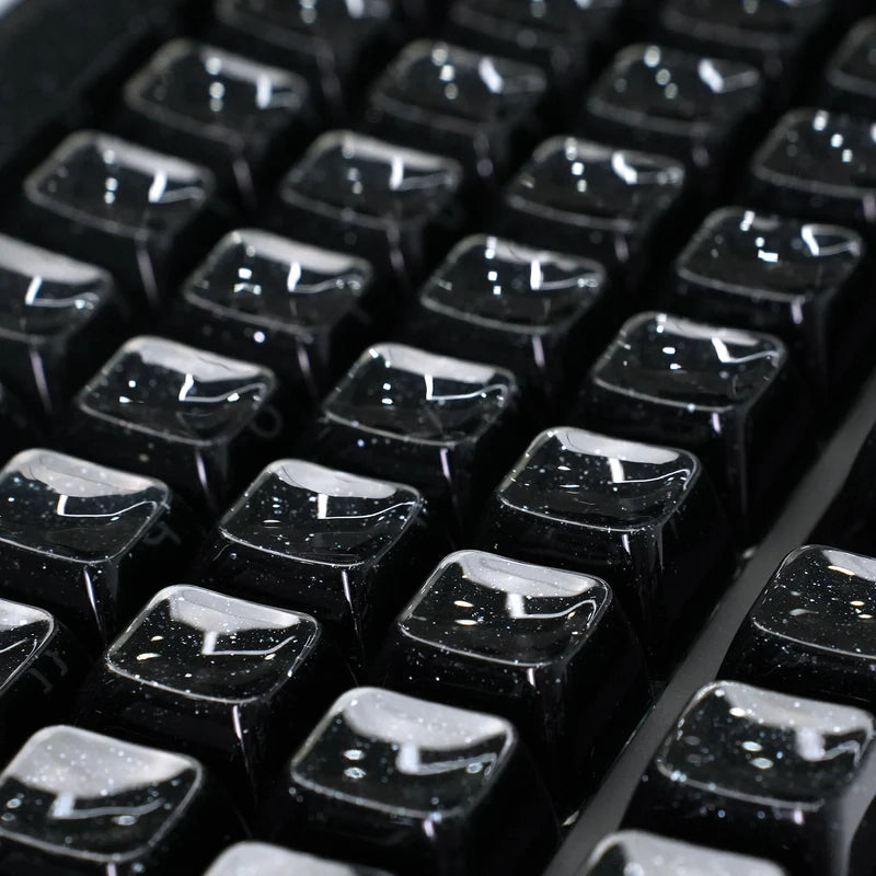 ATTACK SHARK SK03 Crystal Keycaps 136 Keys - Black