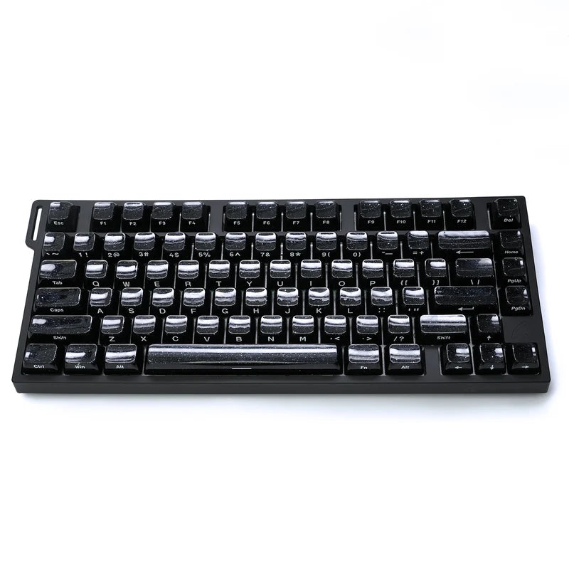 ATTACK SHARK SK03 Crystal Keycaps 136 Keys - Black
