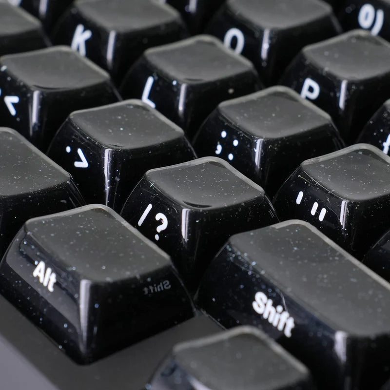 ATTACK SHARK SK03 Crystal Keycaps 136 Keys - Black