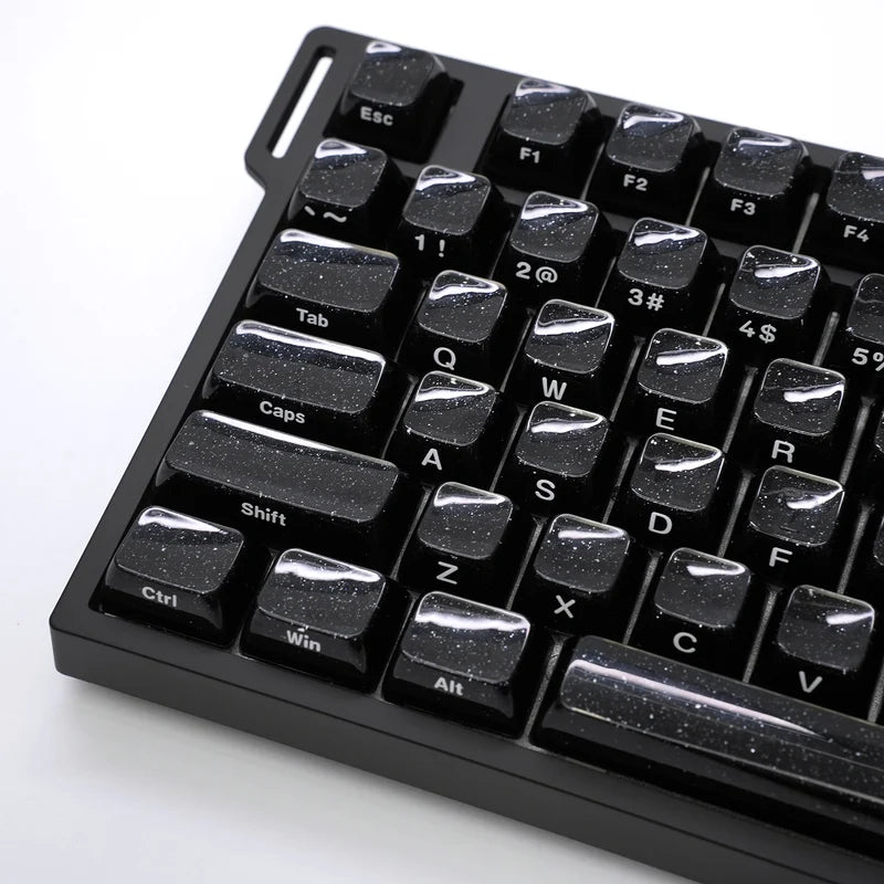 ATTACK SHARK SK03 Crystal Keycaps 136 Keys - Black
