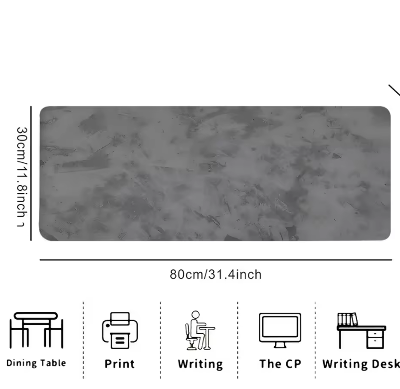 Charcoal Gray Mouse Pad