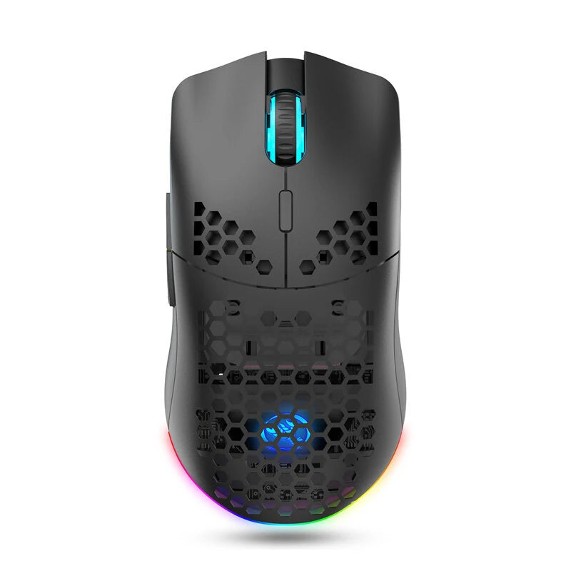 ماوس لاسلكي ثلاثي الأوضاع HXSJ T66 - أسود