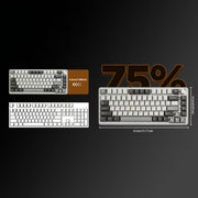YUNZII B75 Pro Mechanical Keyboard - Grey