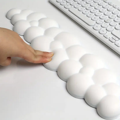 Cloud Memory Foam Keyboard Wrist Rest-Black