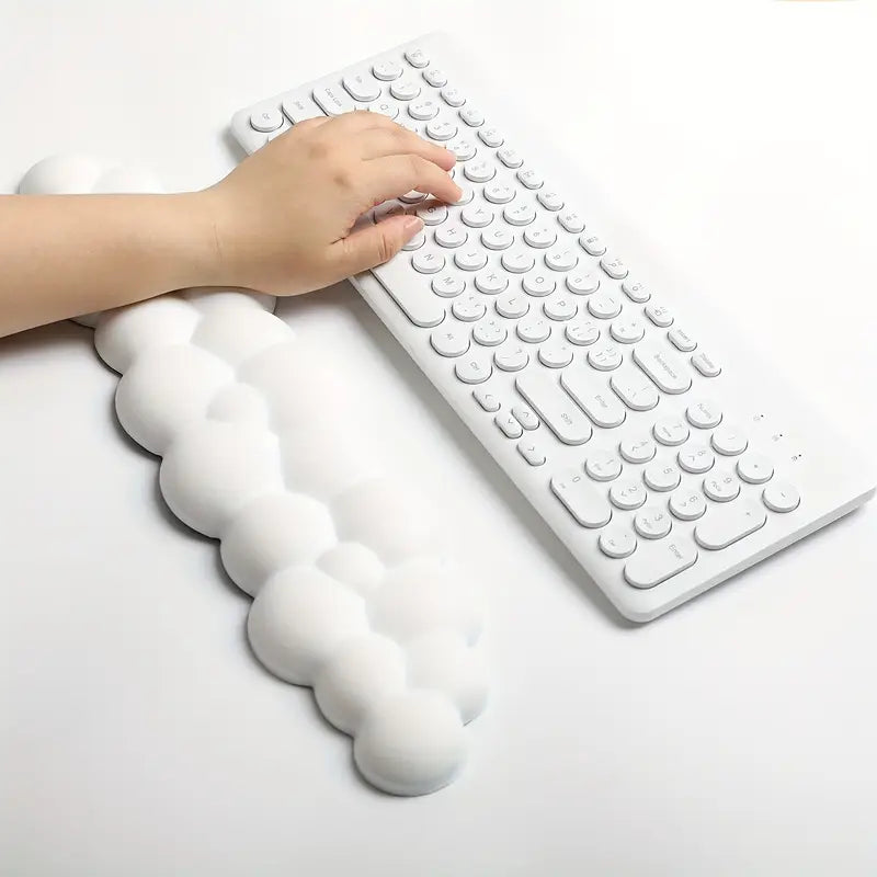 Cloud Memory Foam Keyboard Wrist Rest-Black