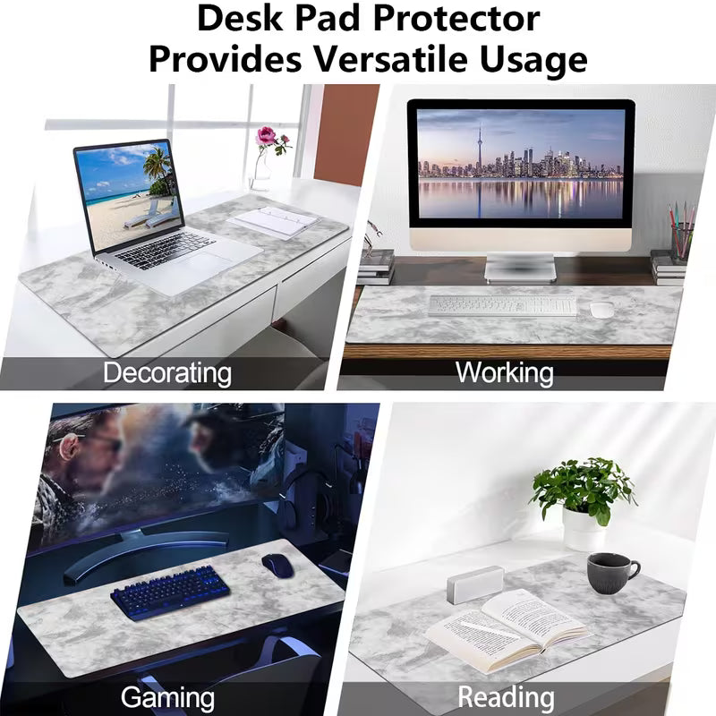 Grey Marble Gaming Mouse Pad