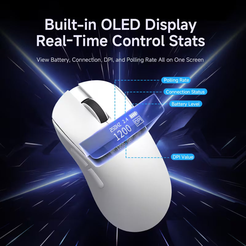 NACODEX NJ08 V2 Tri-Mode Gaming Mouse