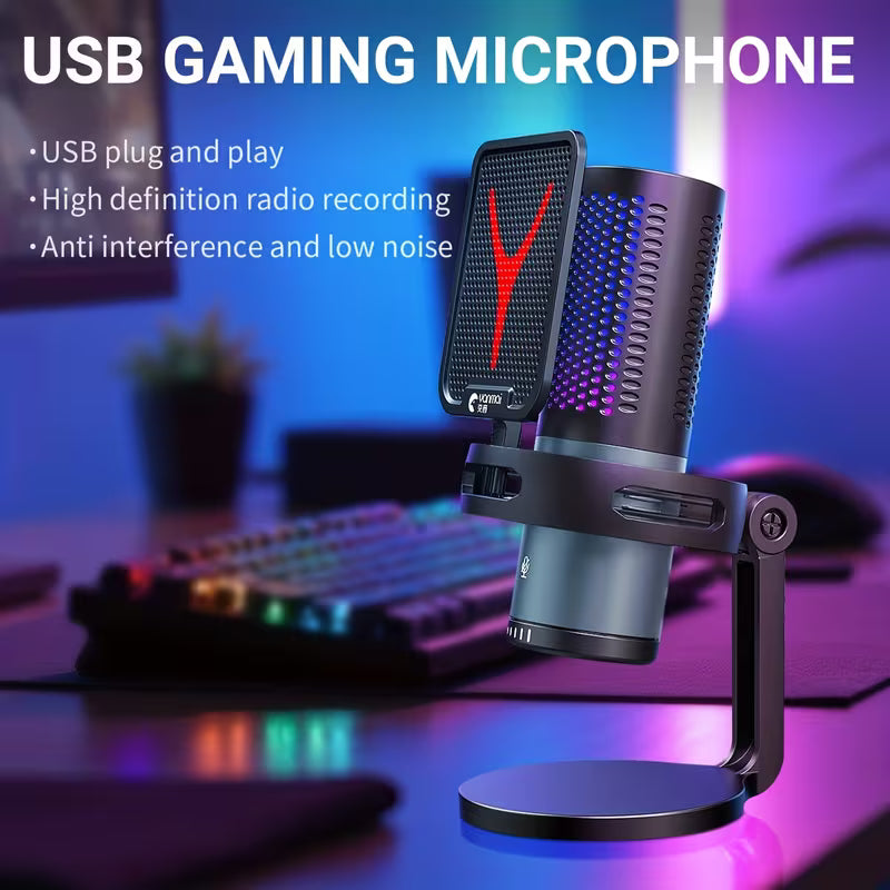 ميكروفون الألعاب الأساسي RGB Yanmai GM7
