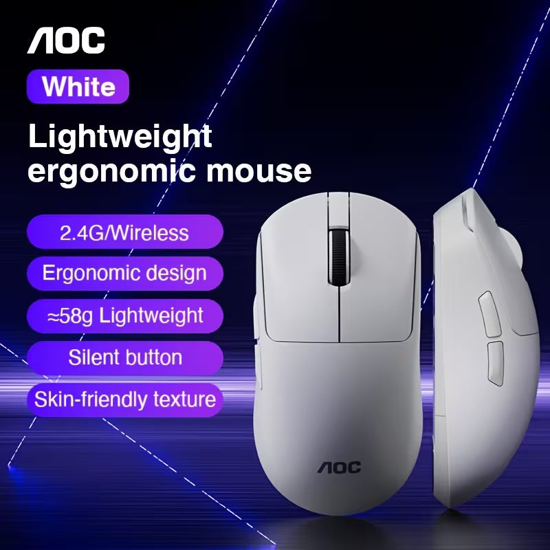 ماوس لاسلكي AOC MS225 - أبيض