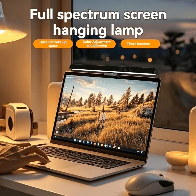 إضاءة شاشة LED بطول 33 سم - أبيض