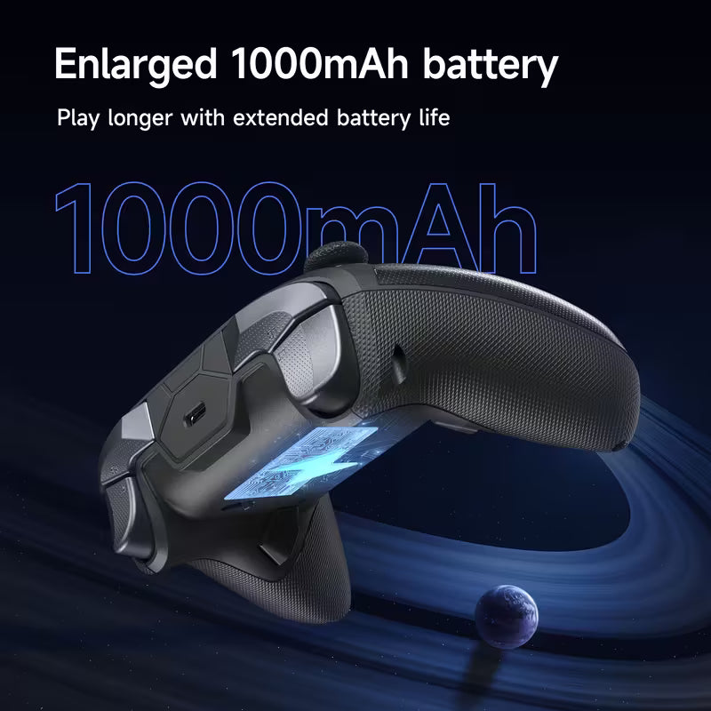 وحدة تحكم ألعاب لاسلكية EasySMX D10 - أسود فلكي