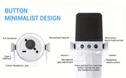 ميكروفون ديناميكي FDUCE SL40 USB/XLR - أبيض