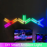 مجموعة إضاءة خطوط RGB - 9 قطع