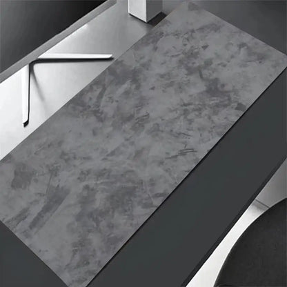 Grey Texture Large Desk Mouse Pad