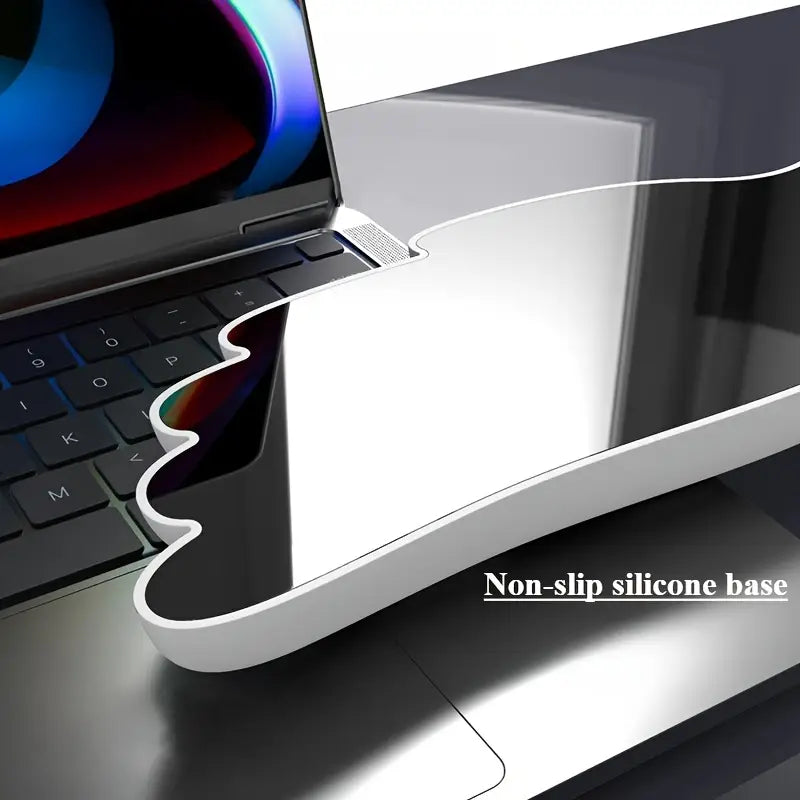 Ergonomic Wing-Shaped Keyboard Wrist Rest-White