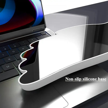 Ergonomic Wing-Shaped Keyboard Wrist Rest-White