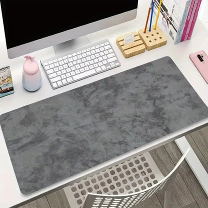 Grey Texture Large Desk Mouse Pad