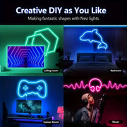شريط إضاءة نيون RGB - بطول 5 متر