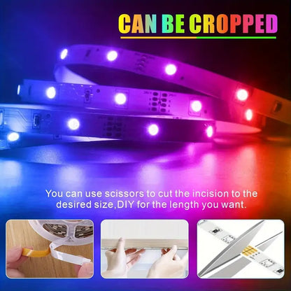 DIY LED Strip Lights – 30m Smart Lighting Kit