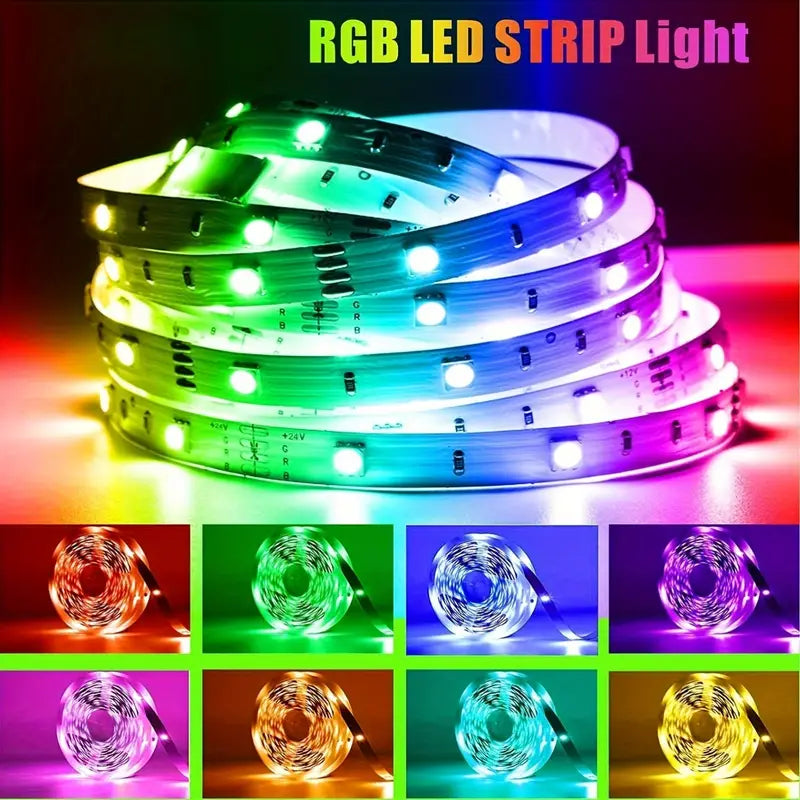 شرائط إضاءة LED افعلها بنفسك – مجموعة إضاءة ذكية بطول 30 مترًا